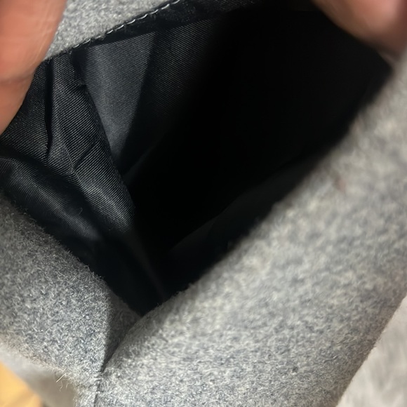 WOMENS GREY ZARA TRAFALUC PEACOAT BARELY WORN - Picture 6 of 6